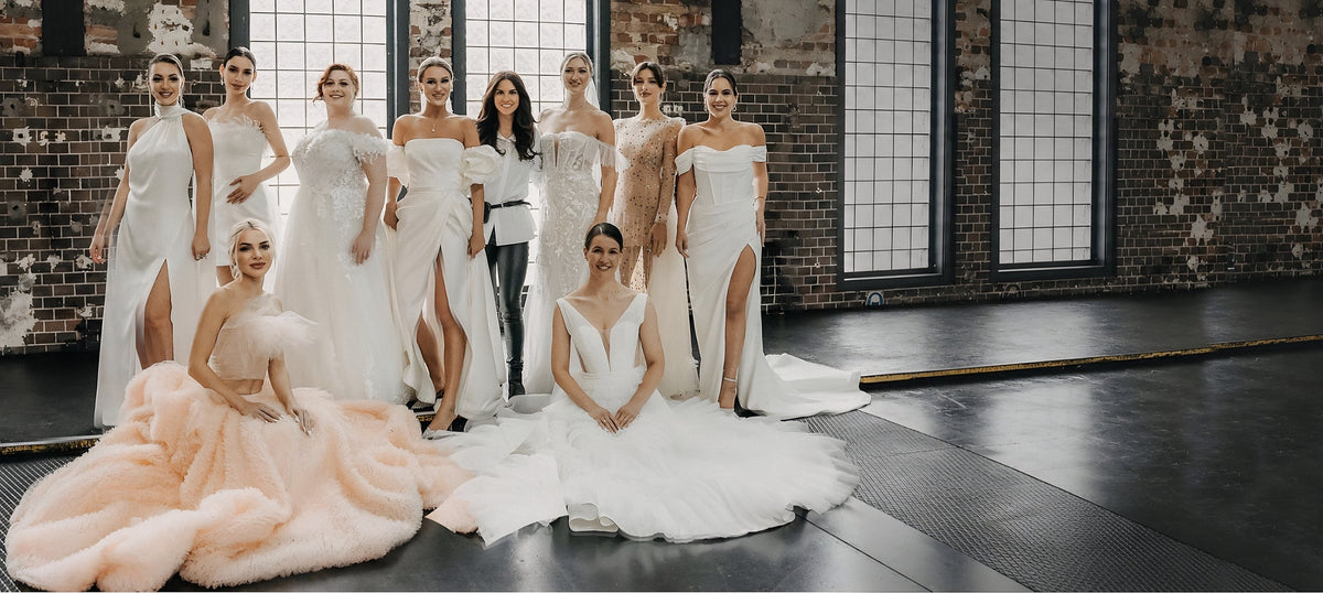 Bräute in Brautkleidern aus dem Atelier Jana Paulin – Brautmode nach Maß Berlin