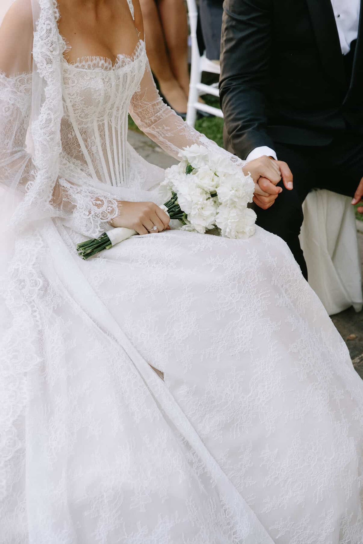 Boho wedding dress with lace and tulle skirt – Atelier Jana Paulin Berlin