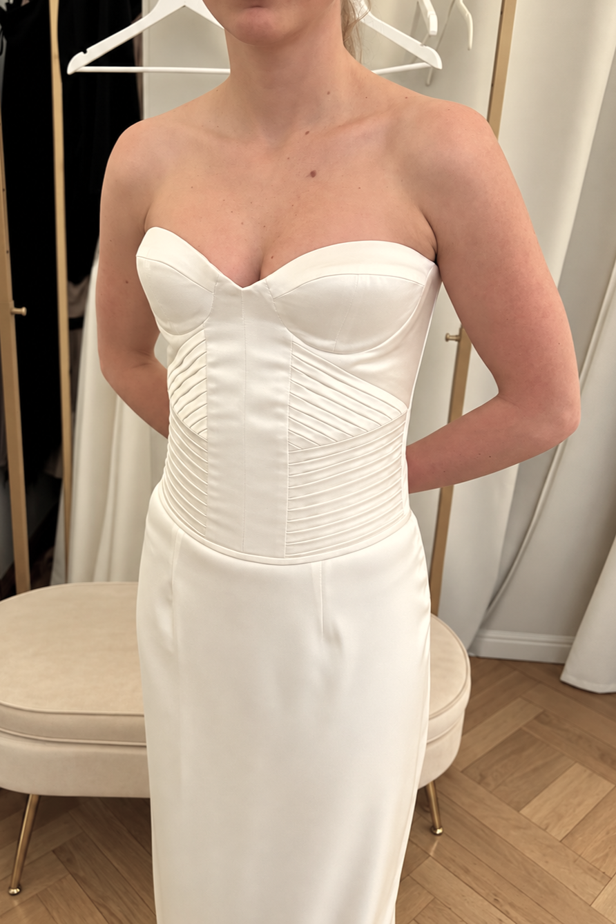 Brautkleid mit Corsage und Herzausschnitt – Atelier Jana Paulin
