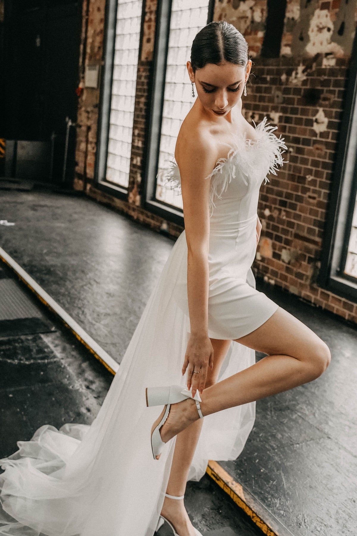 Kurzes Brautkleid für das Standesamt – Atelier Jana Paulin Berlin
