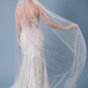 Schleier mit Perlenverlauf Kathedralschleier Ivory Schleier mit Perlenverlauf Kathedralschleier Ivory online kaufen günstig