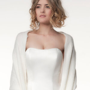 Poirier Brautstola Schal Ivory Poirier Brautstola Schal Ivory