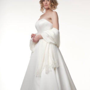 Poirier Brautstola Schal Ivory Poirier Brautstola Schal Ivory