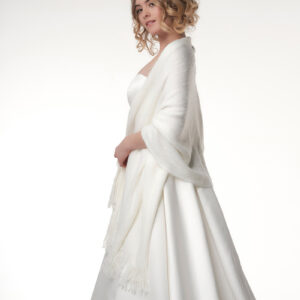 Poirier Brautstola Schal Ivory Poirier Brautstola Schal Ivory