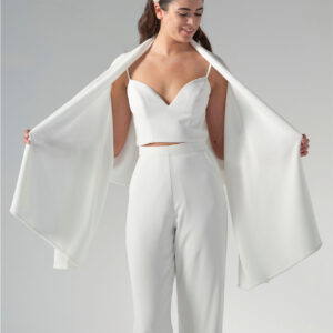 Brautstola Elfenbein aus Kaschmir von Poirier online kaufen