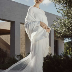 Brautstola Elfenbein aus Kaschmir von Poirier online kaufen