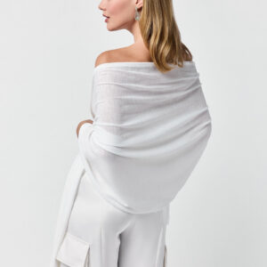 Braut Stola Ivory Wolle